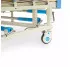 Wide medical bed with toilet and side-turn function for seriously ill patients