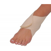 Cotton ankle bandage with clasp (white) r.1