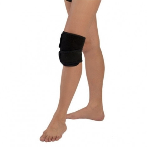 Купити Бандаж колінного суглоба зігріваючий (із собачої шерсті) (сірий) р.1 (3055.1сір). Зображення №1