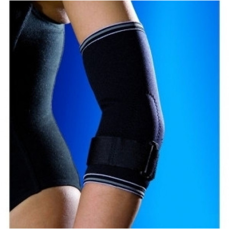 Elbow bandage with silicone inserts