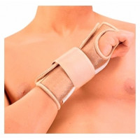 Bandage (orthosis) on the wrist joint (gray) r.1