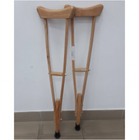 Wooden axillary crutches for children