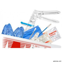 Gynecological set VM No. 5, gynecological mirror, examination gloves M, napkin, Eira spatula, shoe covers
