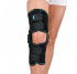 Neoprene articulated knee brace with adjustable bend angle (closed) (black) r.3