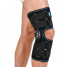 Neoprene articulated knee brace with adjustable bend angle (closed) (black) r.3