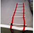 Handrail ladder with rigid rungs