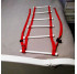 Handrail ladder with rigid rungs