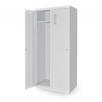 Double-leaf medical cabinet for dressing gowns ШМх-2