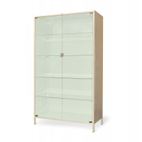 Double-leaf medical cabinet with glass doors ШМ-2