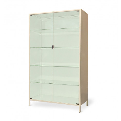 Double-leaf medical cabinet with glass doors ШМ-2