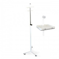 A medical tripod for long-term infusions with a table of ShDVu