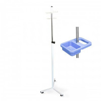 A medical tripod for long-term infusions with a table of ShDVu