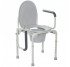 Steel toilet chair with folding armrests OSD-2108D