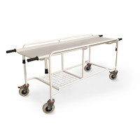 Medical trolley for transporting patients with a removable stretcher TPBs