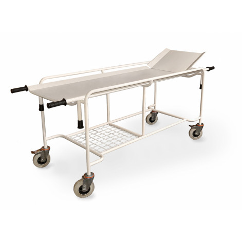 Medical trolley for transporting patients with a removable stretcher TPBsp