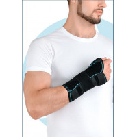 Wrist orthosis with thumb fixation