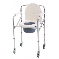 Standard toilet chair on wheels MED1-SC7001W