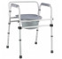 Folding aluminum toilet chair OSD-2110QA