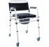 Купити Складаний стілець-туалет з м'яким сидінням на колесах OSD-2110QAB (OSD-2110QAB). Зображення №1
