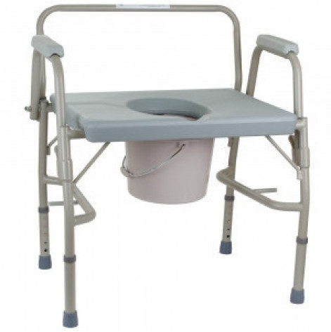 Купити Стілець-туалет з відкидними підлокітниками посилений (висота: 50-60) (OSD-BL740101). Зображення №1