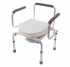Standard toilet chair with folding armrests MED1-N36