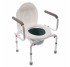 Standard toilet chair with folding armrests MED1-N36