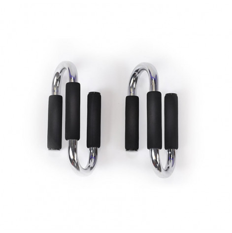 Купить Упоры для отжиманий S-образные стальные MaxIQ-MD1419 (MaxIQ-MD1419). Изображение №1