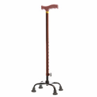 Four-leg quadrapod cane with ergonomic handle MED1-N19e