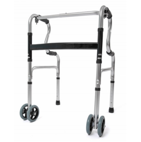 Standard two-level walkers with wheels MED1-SC4015AW