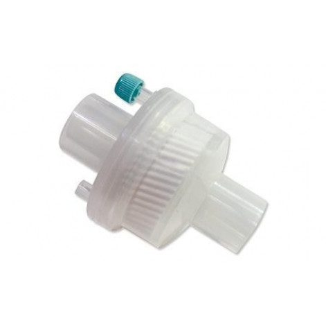 Virus-bacterial respiratory filter with a port (heat and moisture exchanger) Medicar