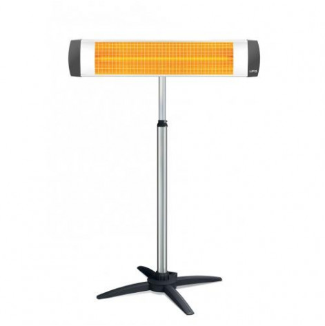 Infrared heater UFO Basic 1800 + leg, 1.8 kW, up to 18 m2, wall or floor installation, flametin