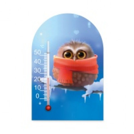 Indoor thermometer Zoo World on a magnet