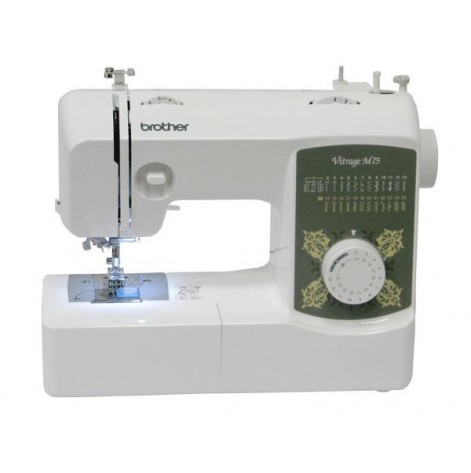 Sewing machine BROTHER Vitrage M75, electromechanical, 51 W, 25 sewing operations