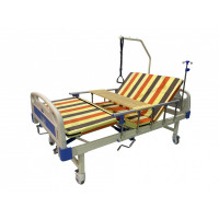 Медицинская кровать 4 секционная MED1-C15 (стандартная) c туалетом
