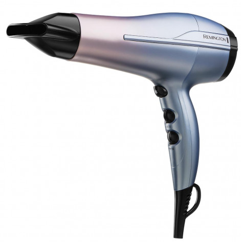 Hair dryer Remington D5408 Mineral Glow, 2200 W, 3 temp.\2 speeds, ionization, pink\blue