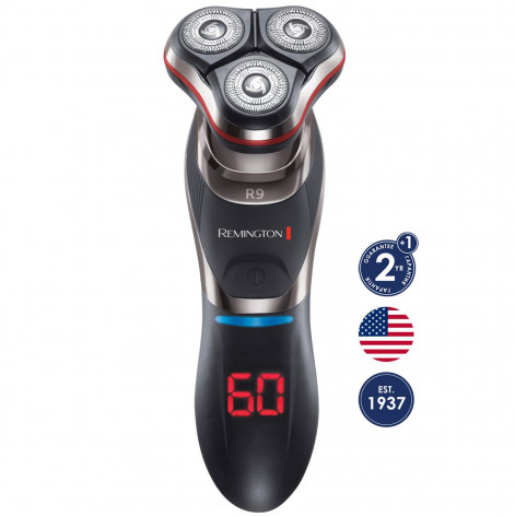 Купить Электробритва роторная Remington XR1570 Ultimate Series, Вл/сухое бритье, 60 минут, Turbo, Черный (XR1570). Изображение №1