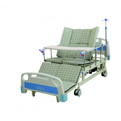 Medical Bed Electro+Mechanics with toilet and side-turn function for seriously ill patients MED1-H01-1