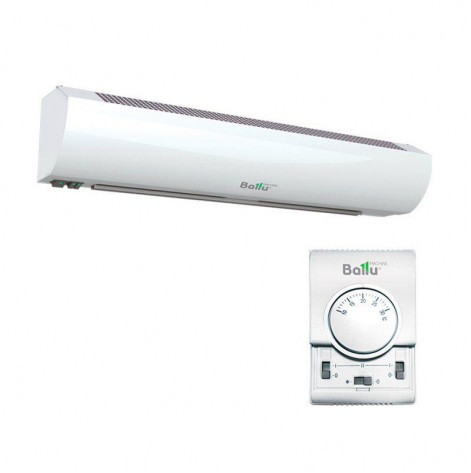 Electric air curtain Ballu BHC-L15-S09, 9 kW, width 1.5 m, up to 2.5 m, electr. control panel BRC-E, white