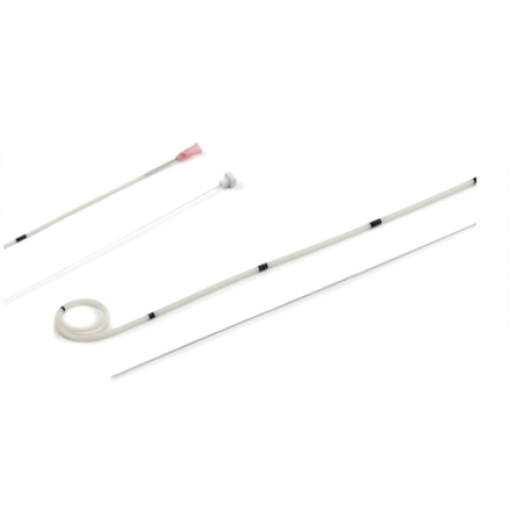 Catheter urethral radiopaque double, PIGTAIL type, standard or with open ends