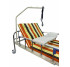 Медицинская 2-секционная кровать на колесах для больницы, клиники, дома MED1-C14