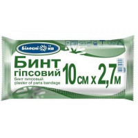 Бинт гипсовый 10 см.*2,7м Белоснежка