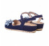 8897-1 Women's leather slippers VESUVIO BLUE 40р.