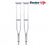Aluminum axillary crutches (pair), H = 94-114 cm