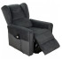 Lifting chair with two motors, BERGERE (slate grey)