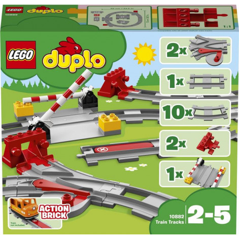 Купить Конструктор LEGO Duplo Рельсы 10882 (10882-). Изображение №1