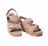 785 Women's leather slippers VESUVIO BEIGE 37р.