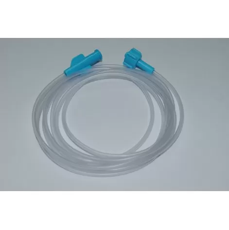 Infusion extension, low pressure with needle-free injection port, PVC 30 cm, 1.0mmx2.0mm