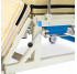 Медицинская кровать широкая с туалетом и функцией бокового переворота для тяжелобольных