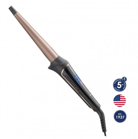 Curling iron Remington CI91W1B PROLUXE MIDNIGHT EDITION, 13-25 mm, 10 settings, 30 sec., black