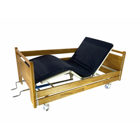 Купить Механическая деревянная медицинская многофункциональная кровать  MED1-СT07 (видеообзор) (MED1-СT07). Изображение №1